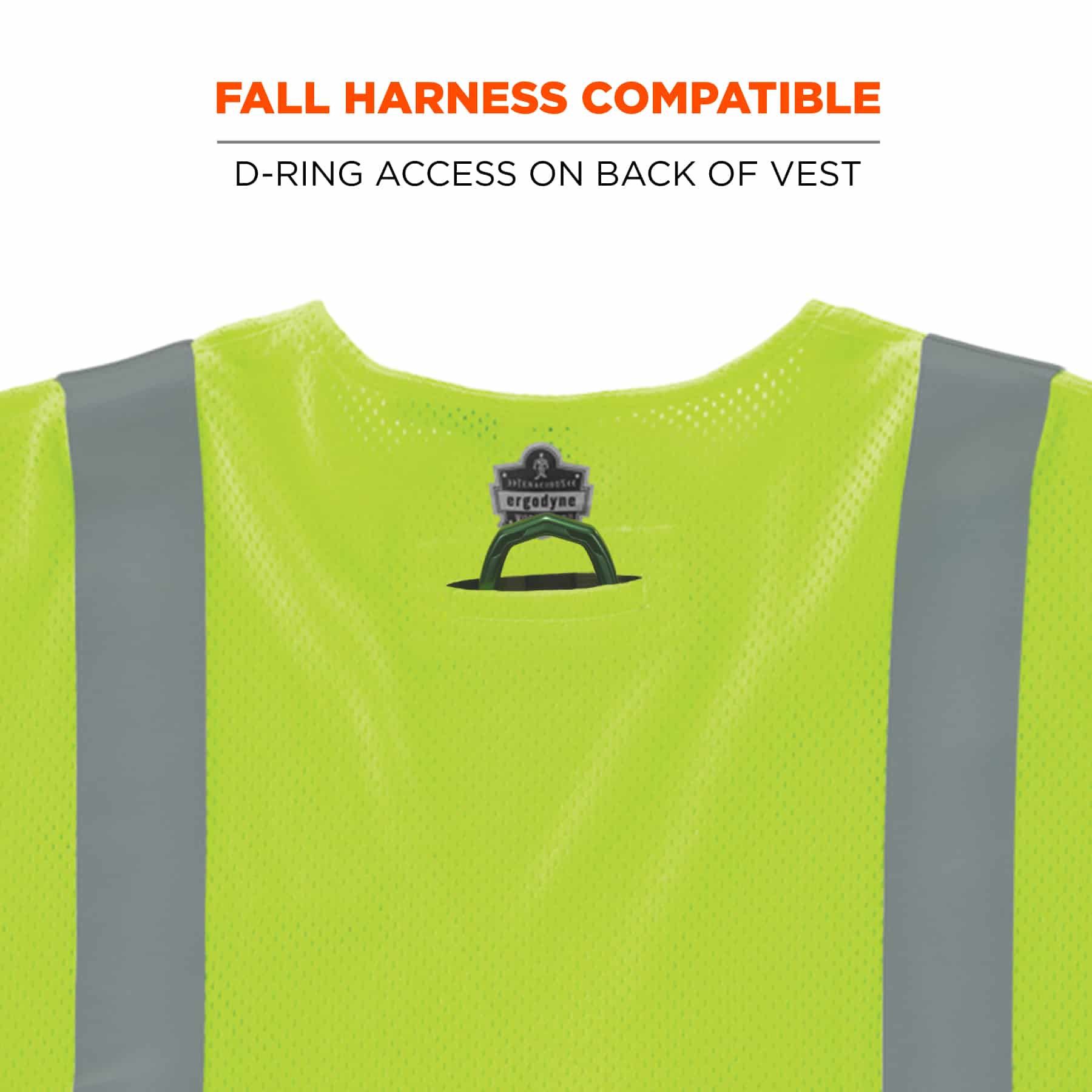 Hi-Vis FR Work Vest, Modacrylic, Hook & Loop