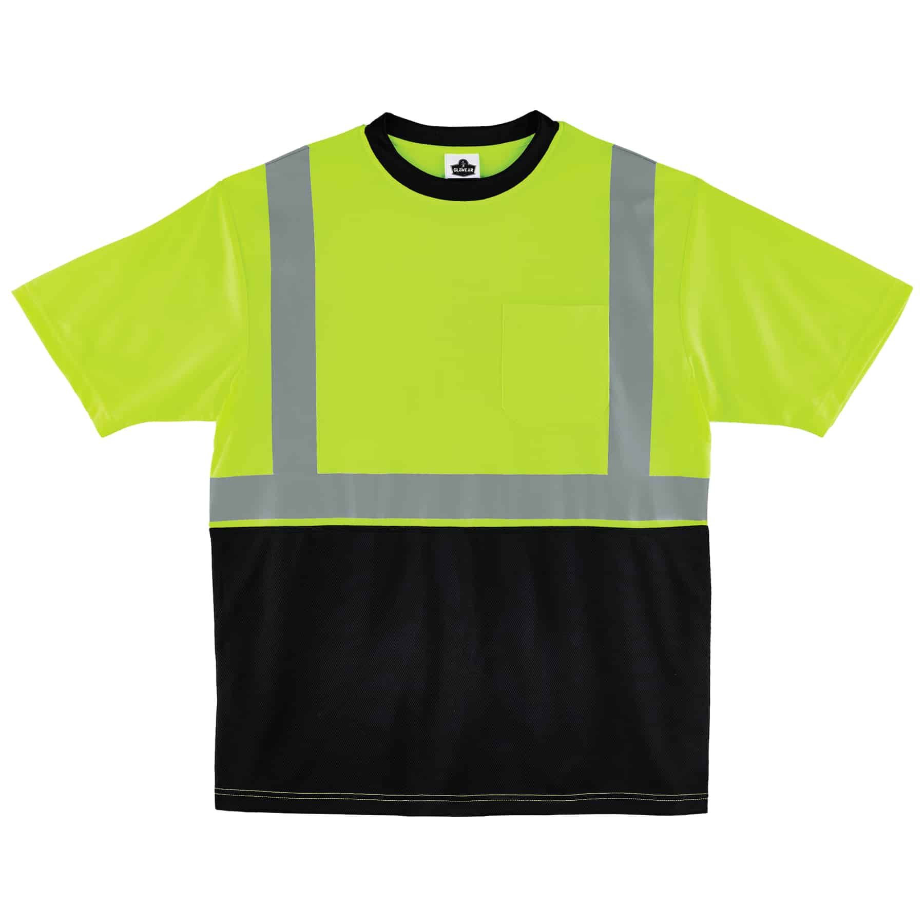 Hi-Vis Black Front T-Shirts | Ergodyne