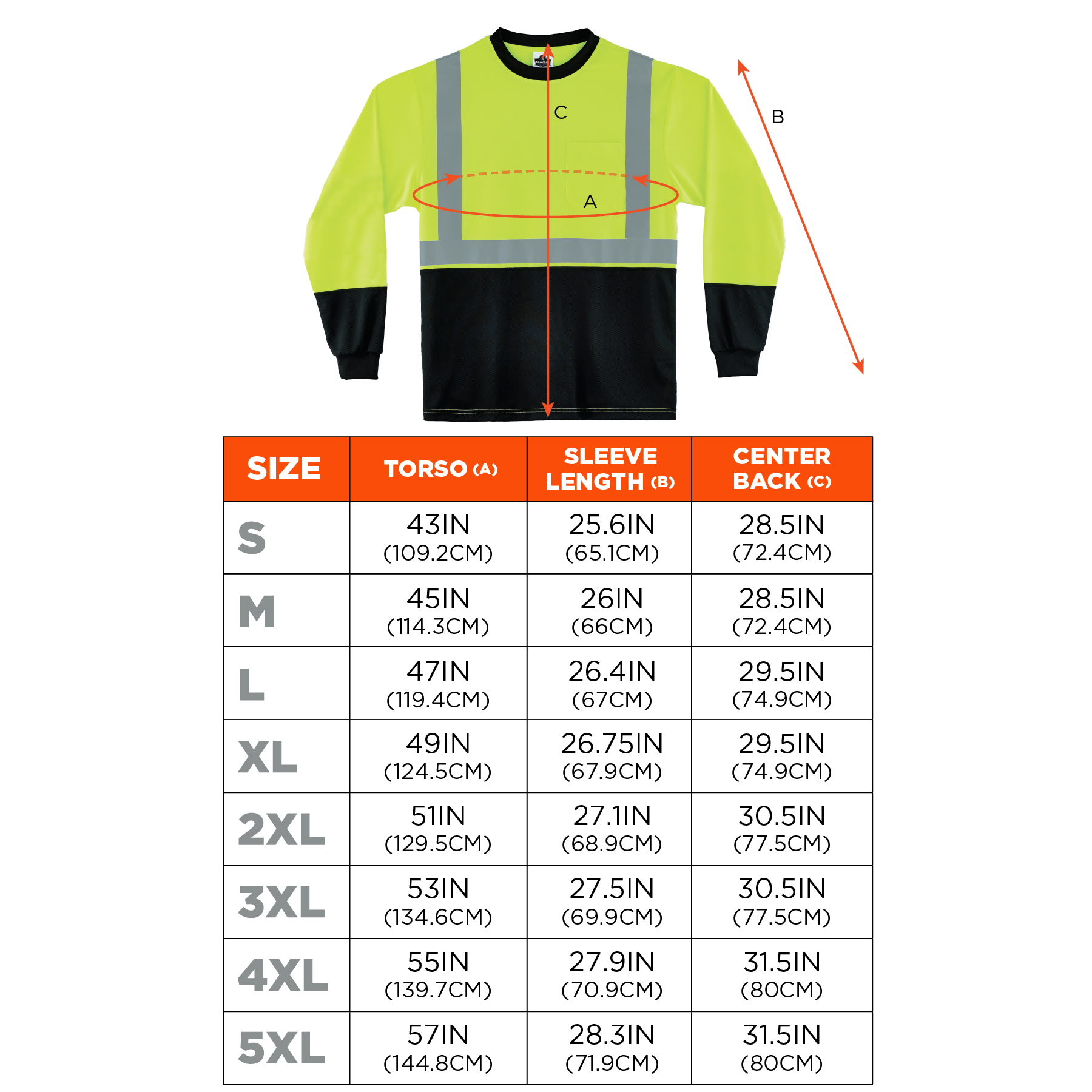 Type R Class 2 Performance Long Sleeve Hi-Vis T-Shirt | Ergodyne