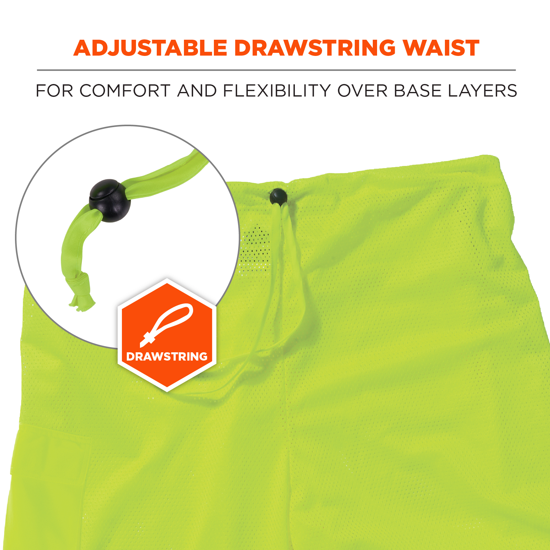 Hi-Vis Pants with Hook & Loop