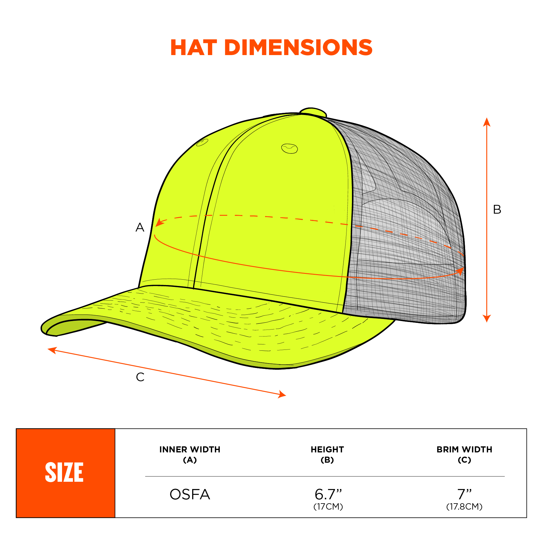 Hi-Vis Reflective Snapback Hat