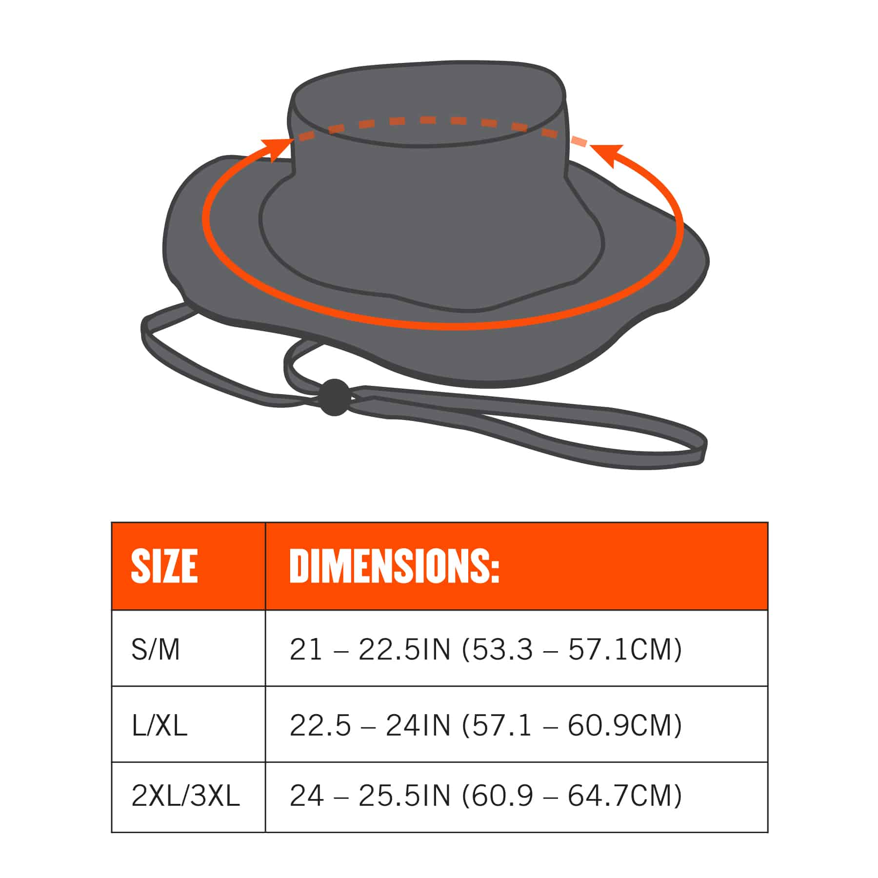 Large/X-Large Lime Ergodyne GloWear 8935 High-Visibility Ranger Hat 