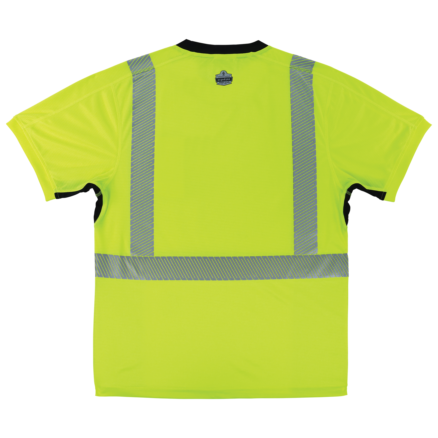 5X with Reflective Stripes Yellow Lime Hi Viz Class 2 Safety T Shirt Medium 