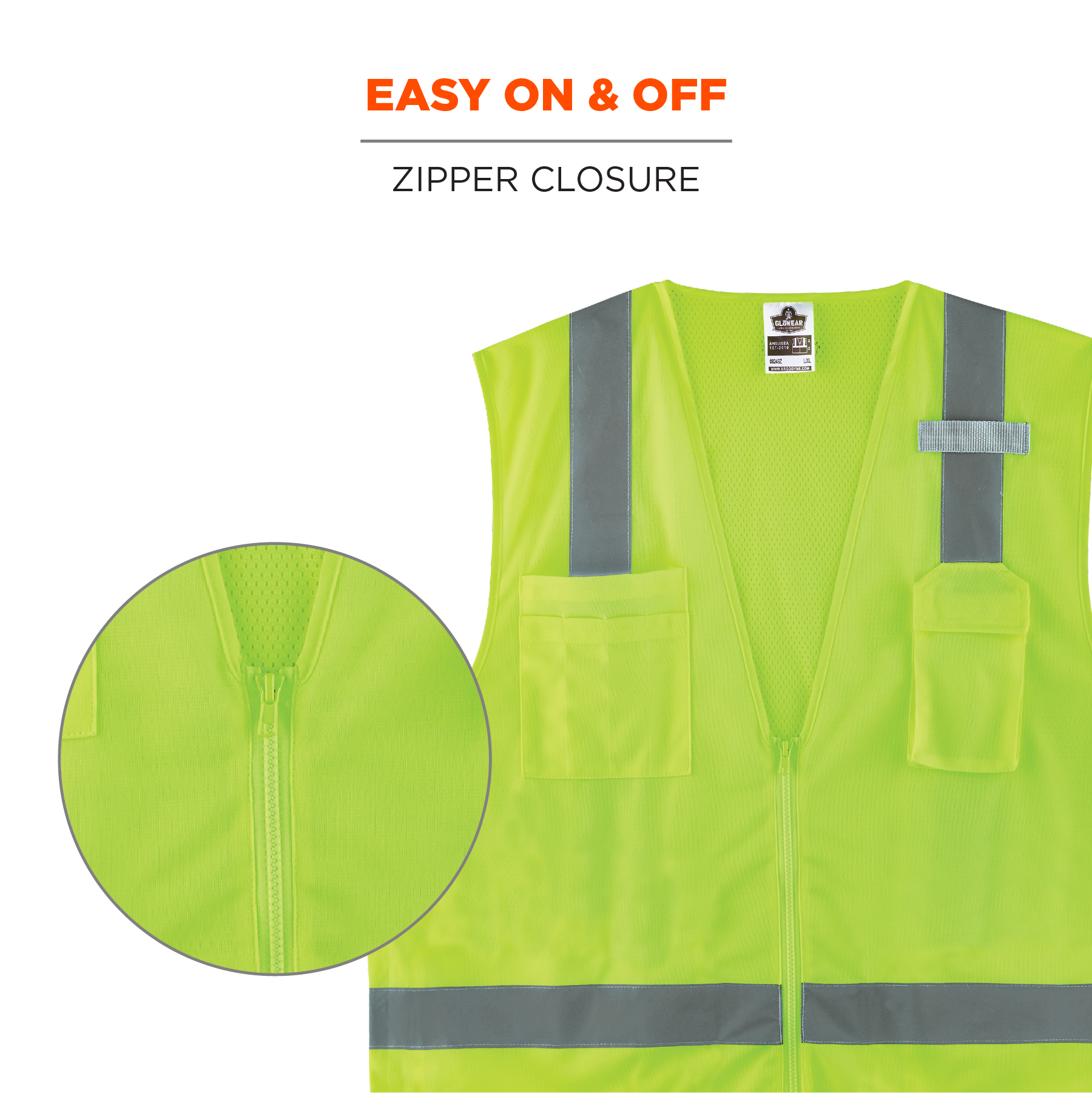 Running vest - Ergonomic fit & Reflective details - SilvaSweden