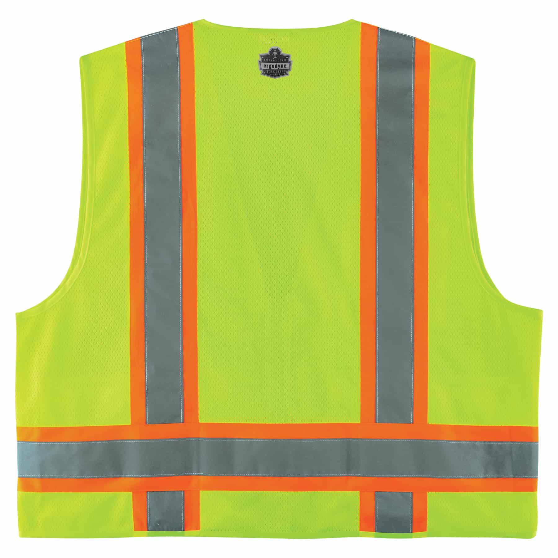 Hi-Vis Work Vest, Two-Tone Surveyors, Zipper | Ergodyne