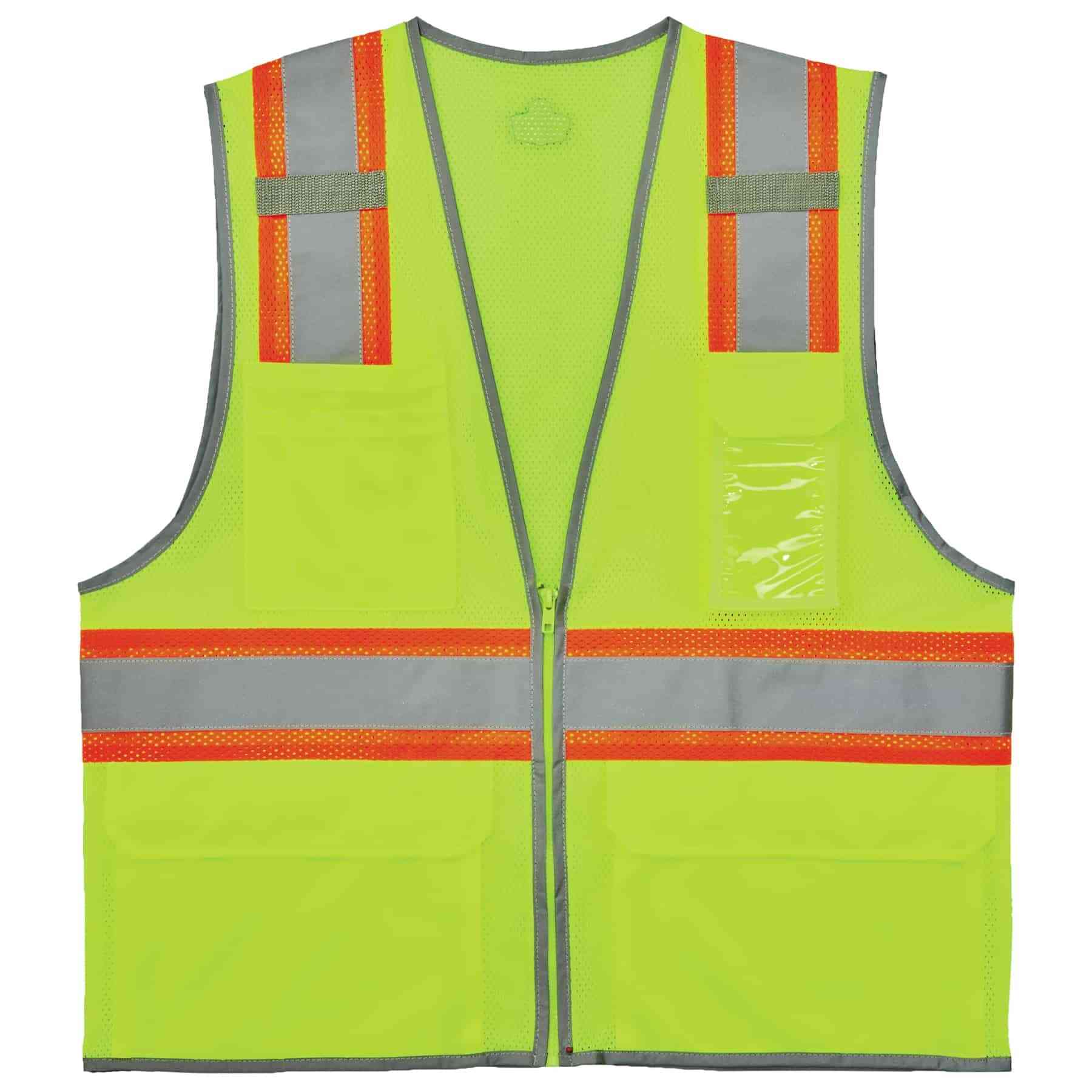 Mesh Vest Hi-Vis Work Safety Vest, Ergodyne Two-Tone |