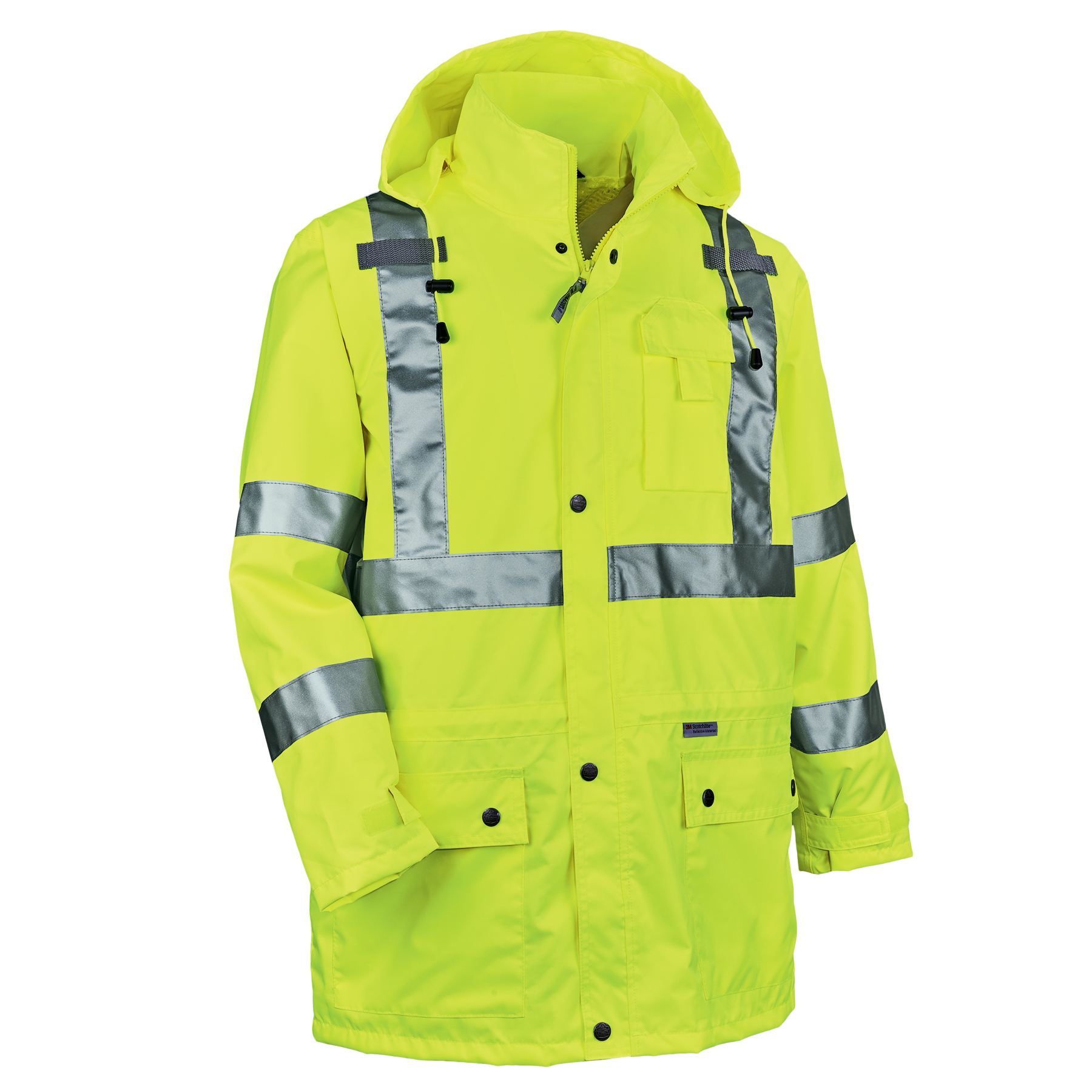 Hi Vis Viz Visibility Work Wear Safety Water Proof Suit Rain Wear Jacket Trouser 
