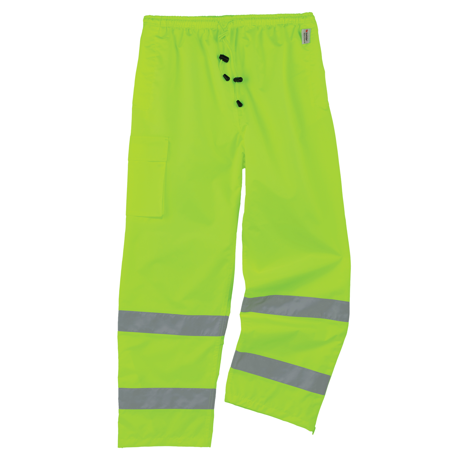 Hi-Vis Rain Pants, Hook & Loop