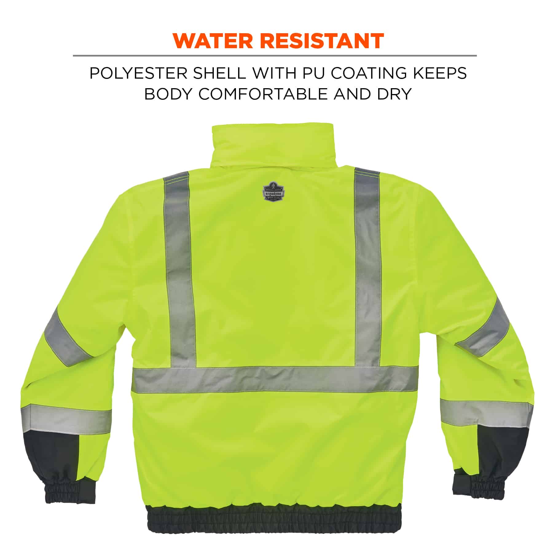 High Visibility Jackets Men Hi Vis Construction Bomber Jackets Waterproof