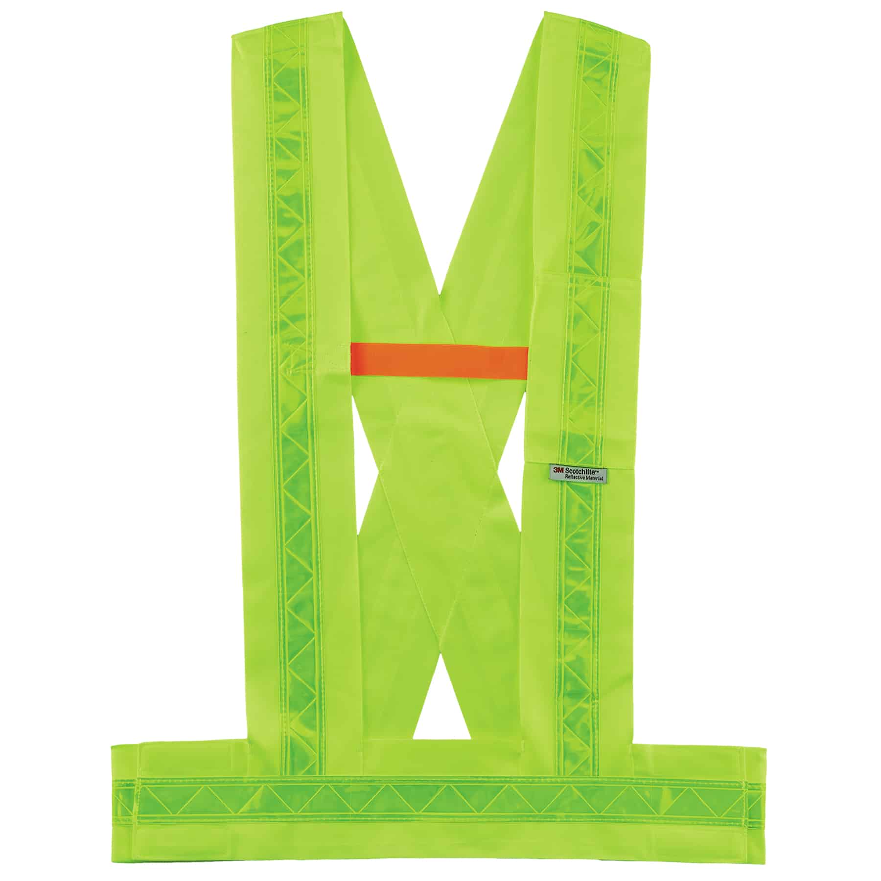 One Size Lime Ergodyne GloWear 8020HL Non-Certified Reflective High Visibility Vest