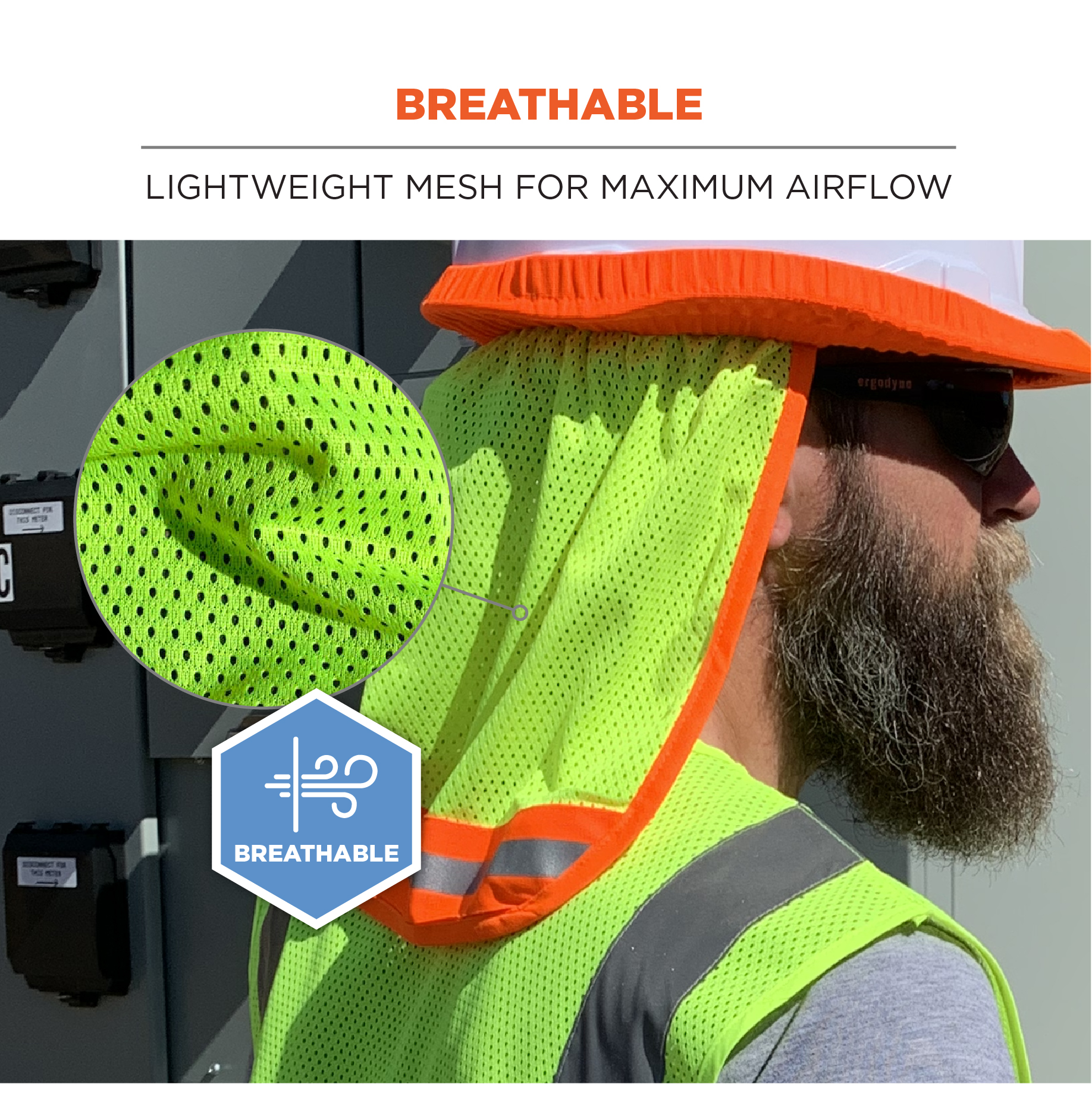 Hi-Vis Mesh Neck Shade