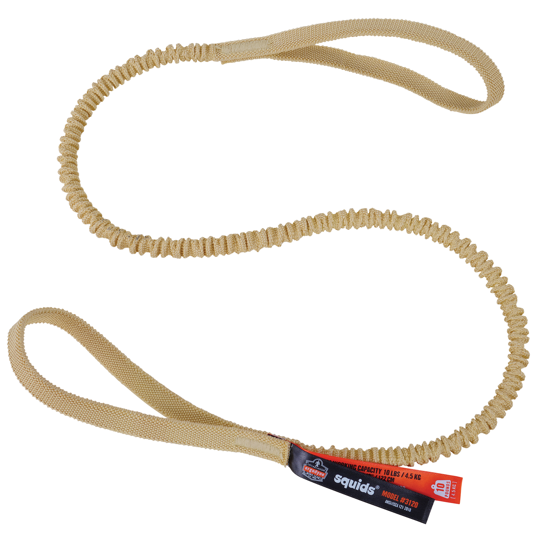 Squids 3120 Burn + Cut-Resistant Aramid Tool Lanyard - Dual Loop Ends 10lbs // 4.5kg