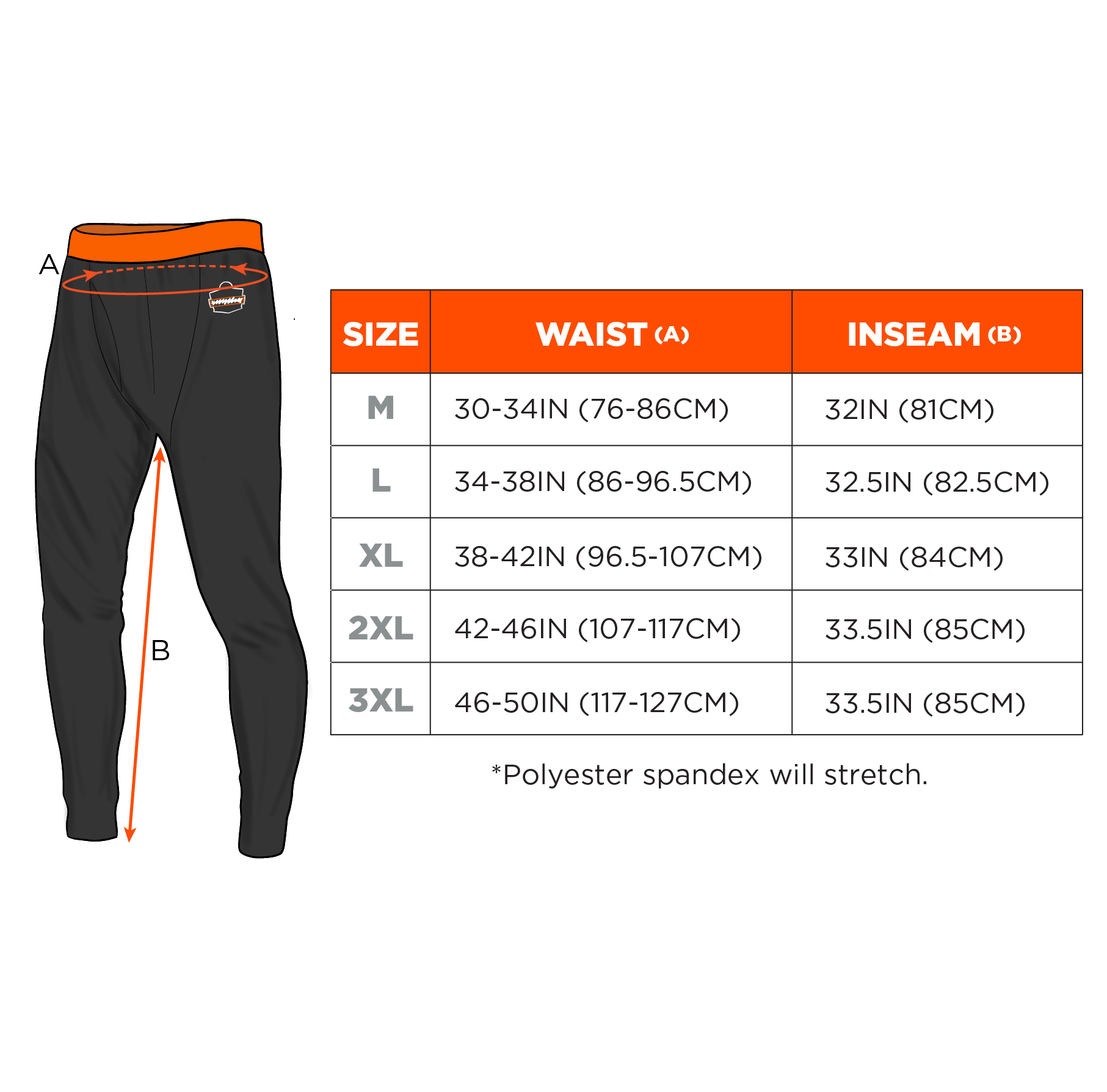 Size Chart - Bossini Singapore - Shop quality everyday wear clothes for  men, women and kids