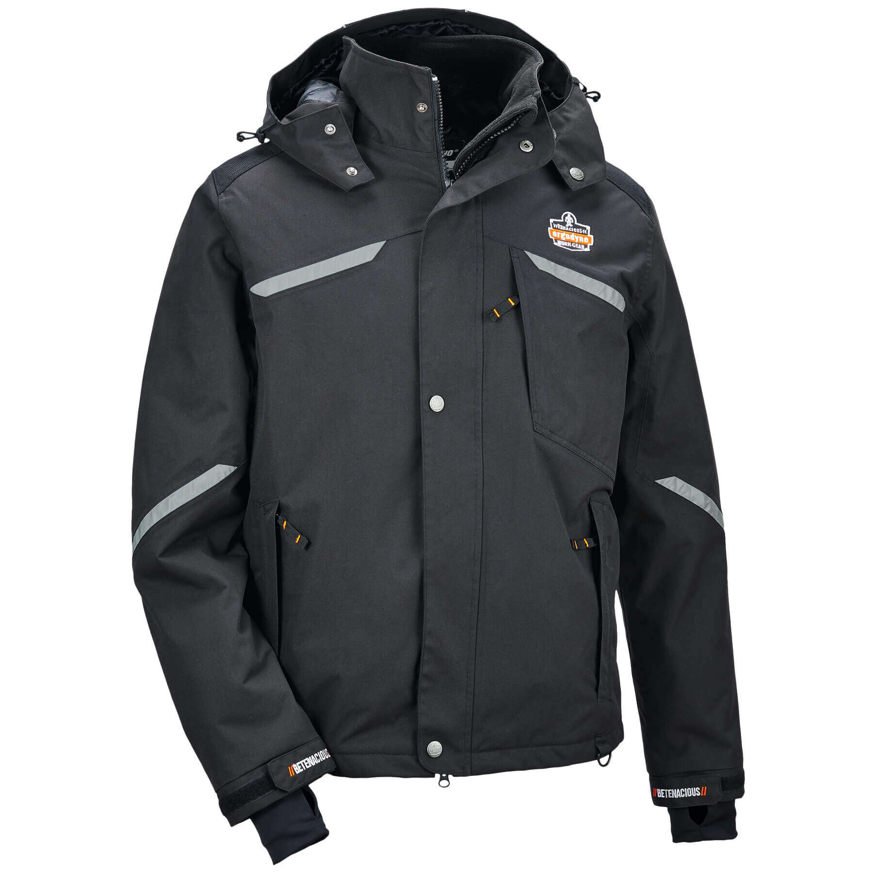 Thermal Endurance Zip Through Jacket, Black