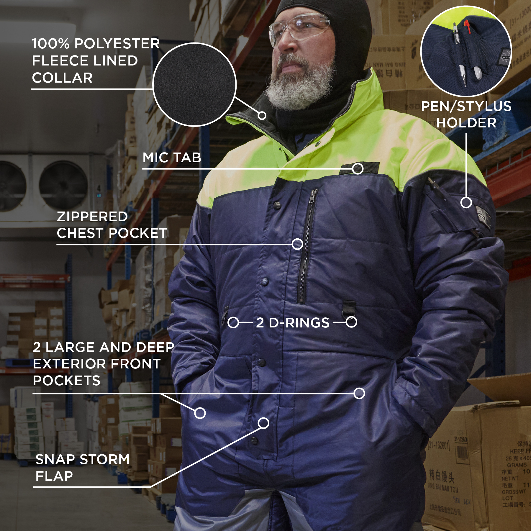 Insulated Freezer Coveralls | Ergodyne