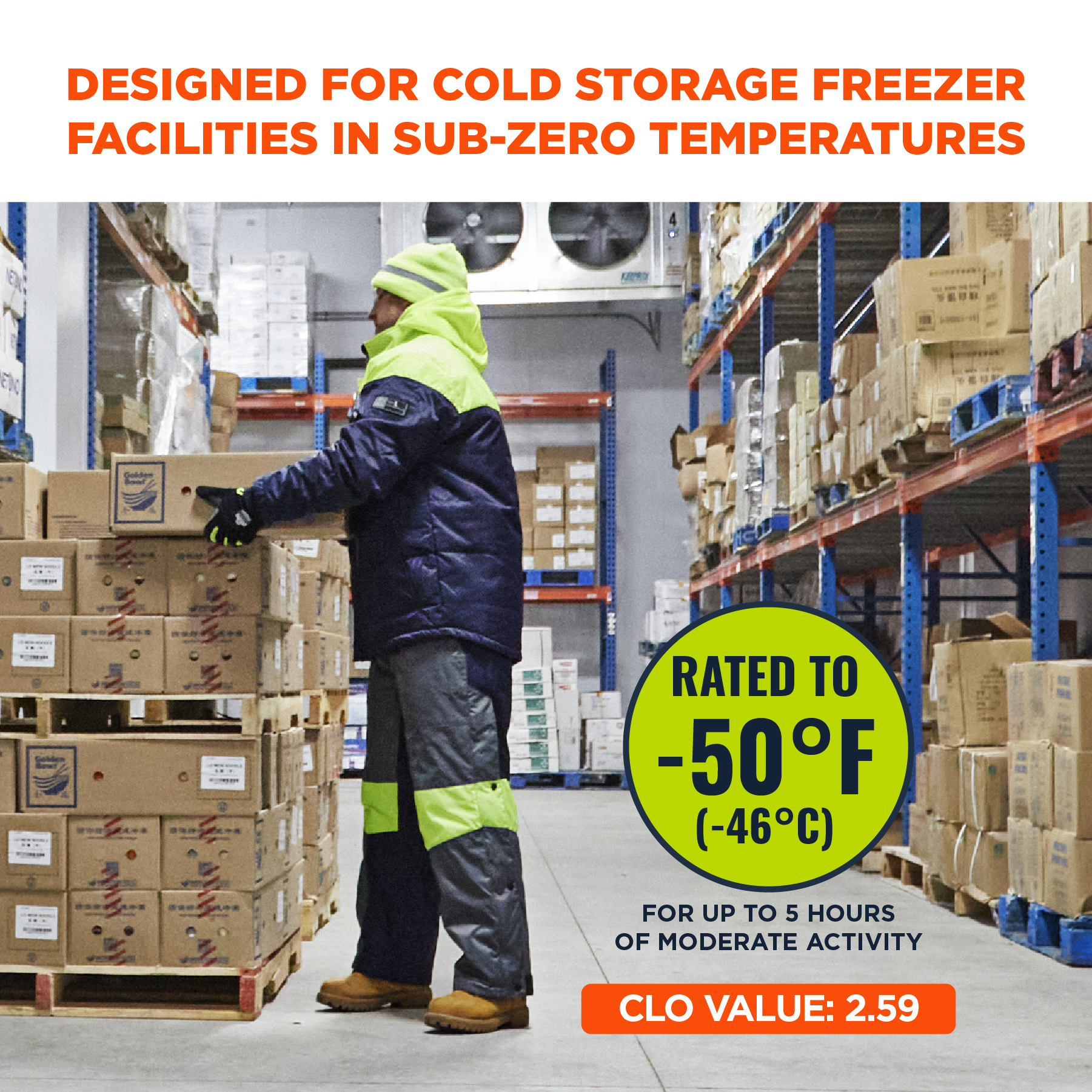 Cold storage and freezer wear