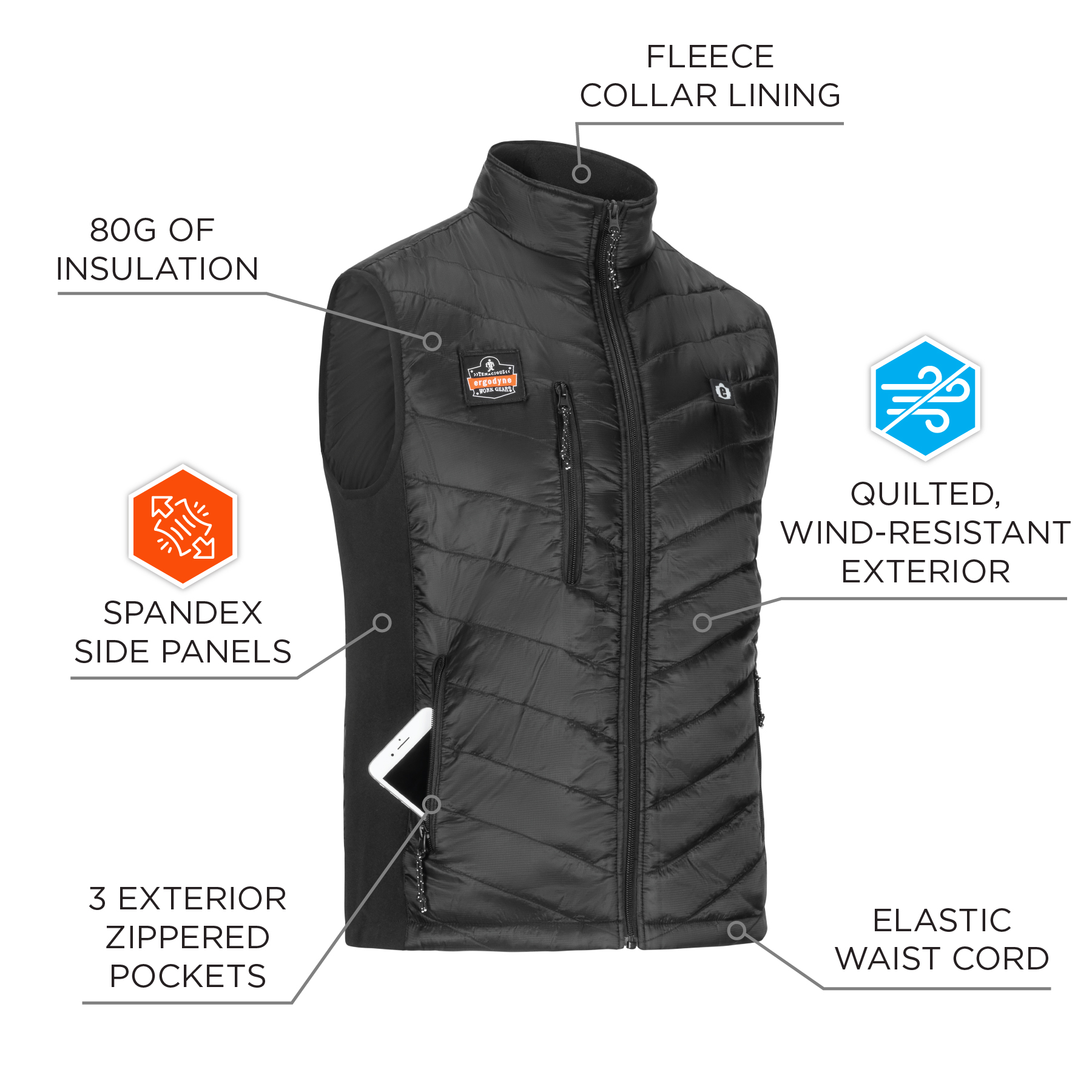 Rechargeable Heated Vest