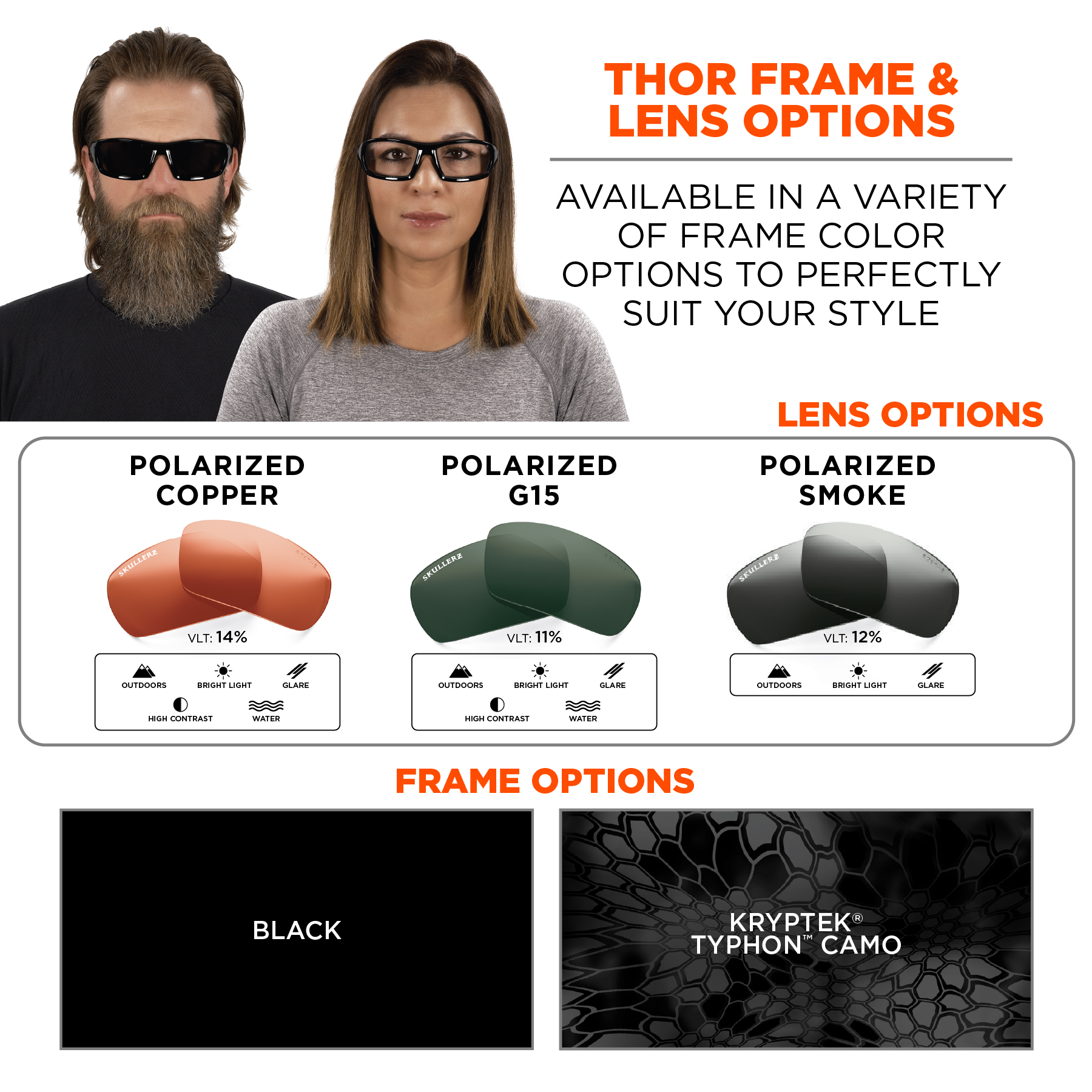 Thor Polarized Safety Glasses