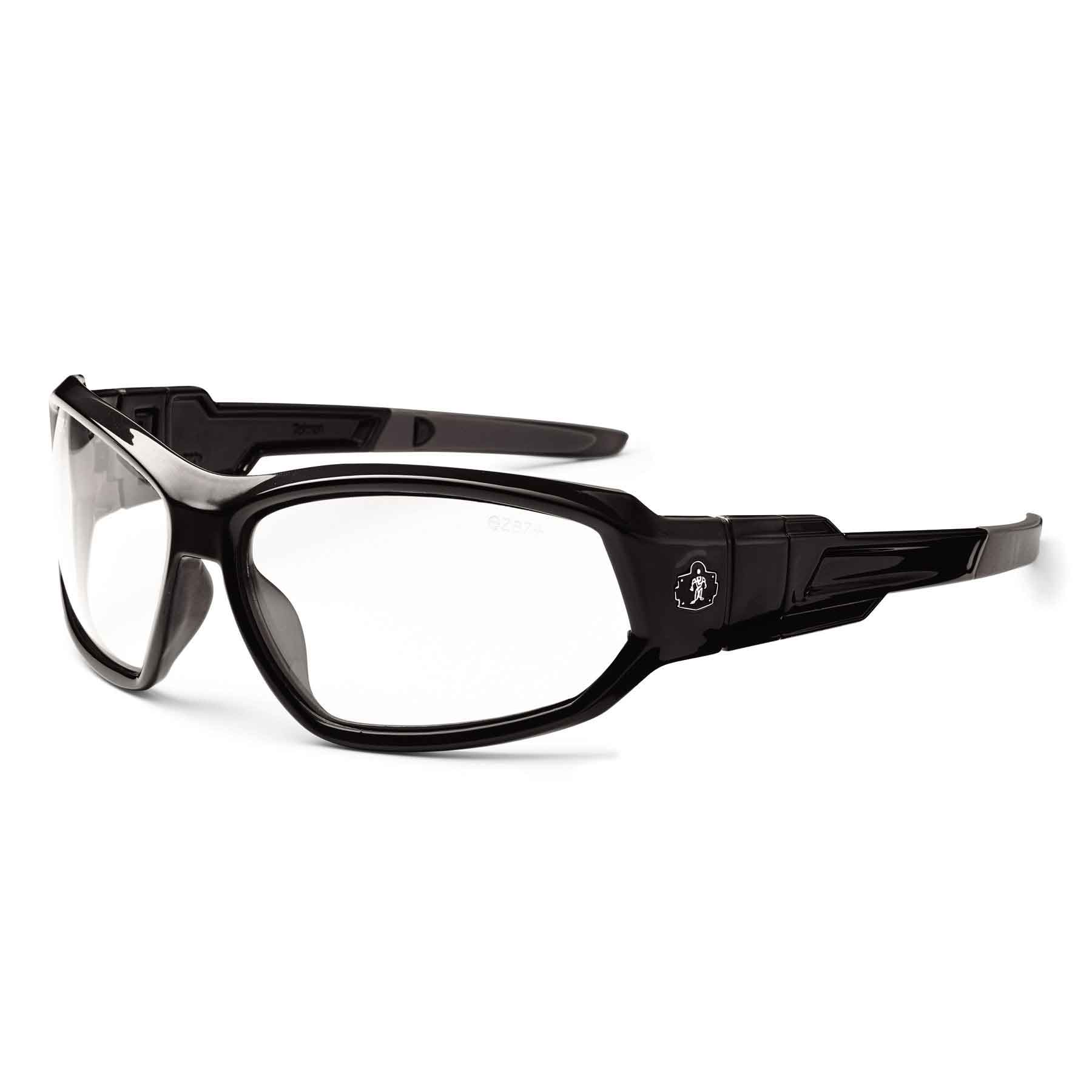 Details about   Ergodyne Safety Glasses Clear Lens Scratch Resistant Full Frame Work Matte Black 