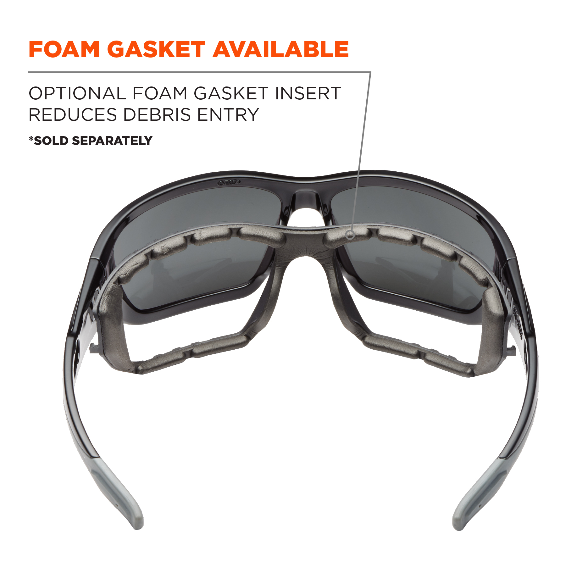 Baldr Polarized Safety Glasses, Full Frame