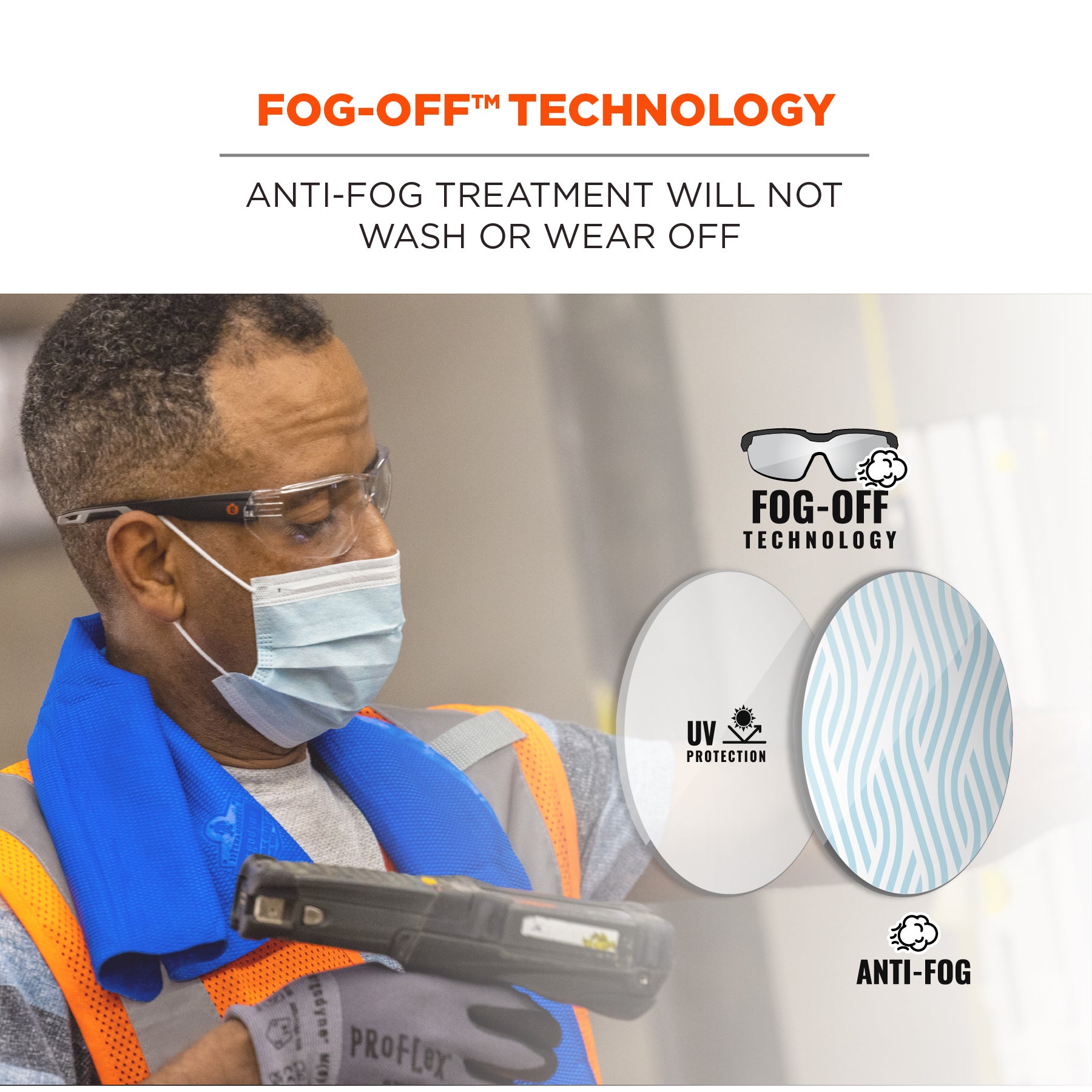 AntiFog Safety Glasses Ergodyne