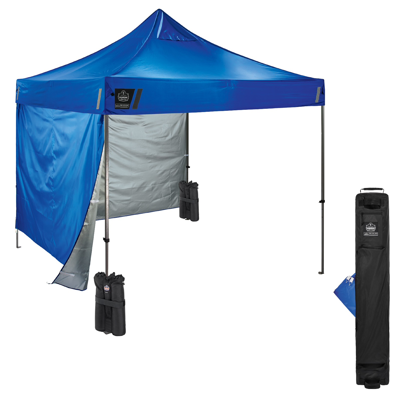 Pop Up Camper Reinforced Vinyl Fabric Repair Kit - Navy Blue