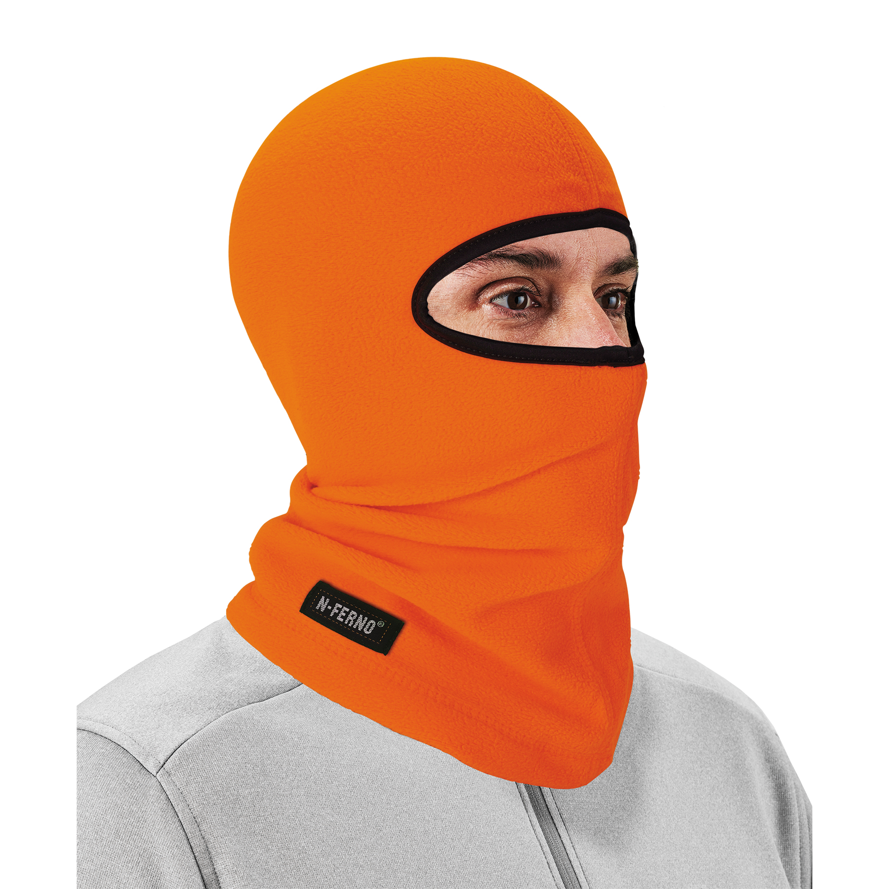 N-Ferno Black Wind-proof Hinged Balaclava Face Mask - Versatile Cold  Weather Headwear for Work - One Size Fits Most in the Hats department at