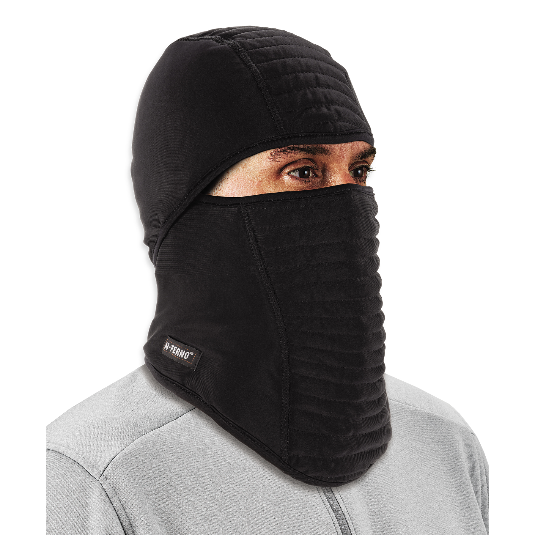 N-Ferno Black Wind-proof Hinged Balaclava Face Mask - Versatile Cold  Weather Headwear for Work - One Size Fits Most in the Hats department at