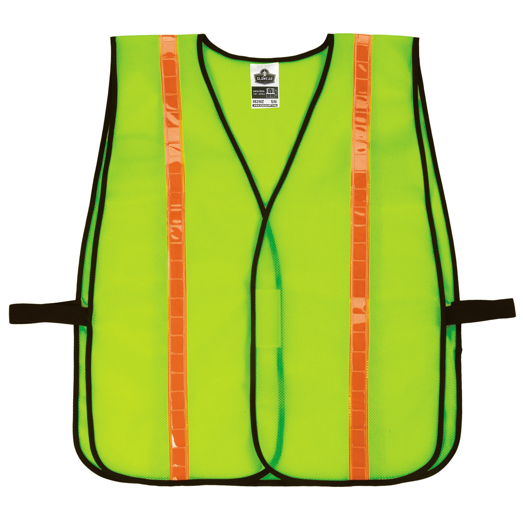 Ergodyne GLoWEAR 8030HL Non-Certified Vest Lime Yellow w/ Reflective Stripes 
