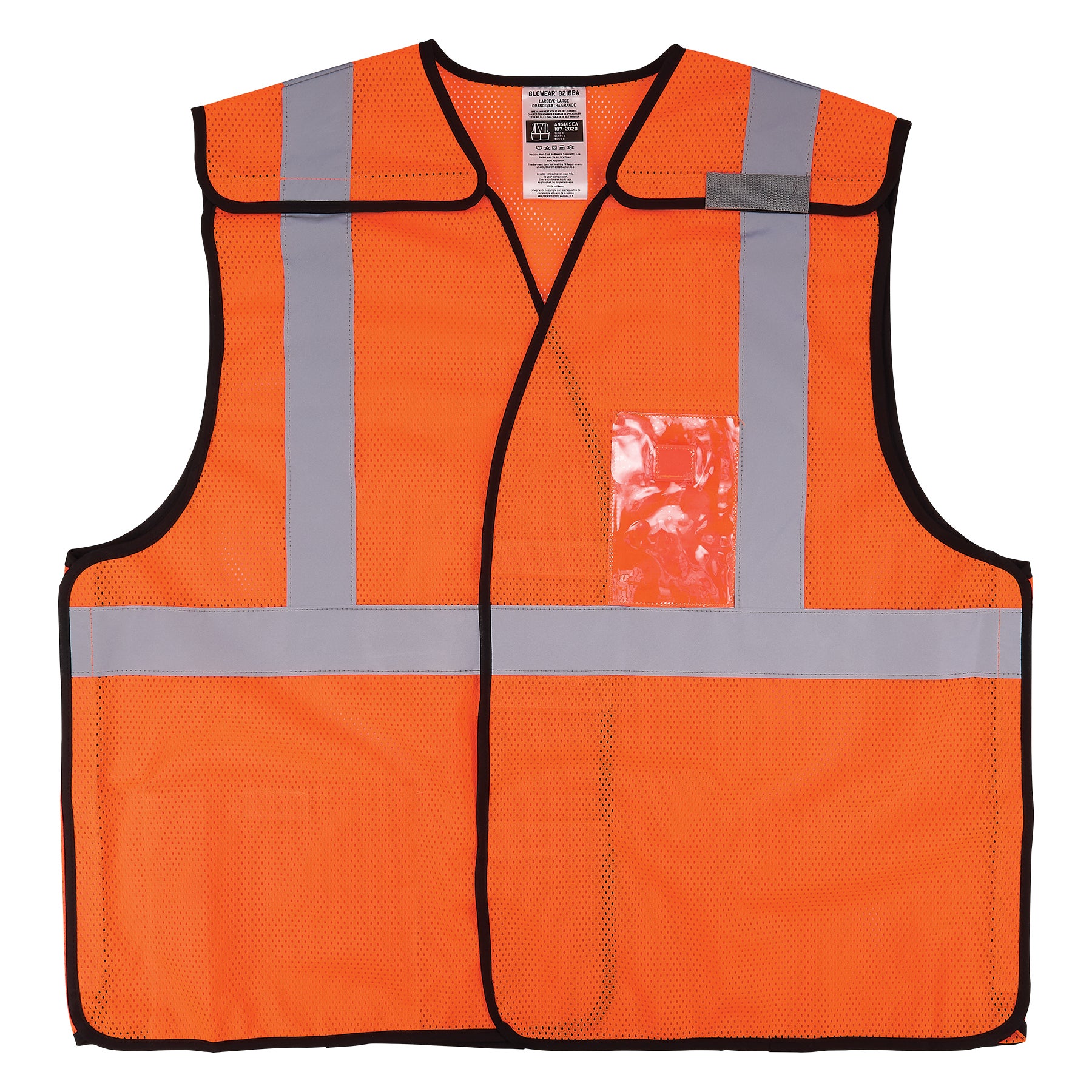 Class 2 Breakaway Hi-Vis Vest w/ ID Badge Holder | Ergodyne