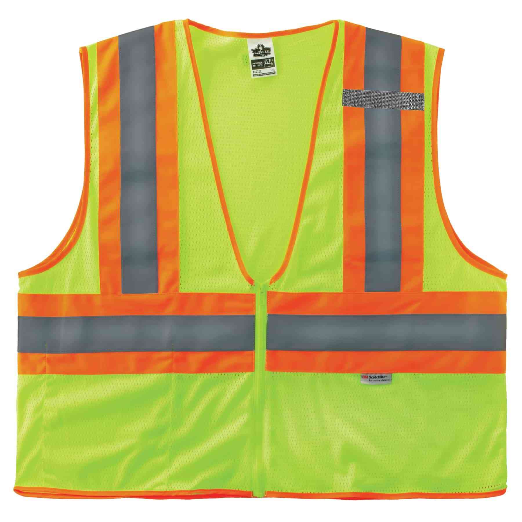 Hi-Vis Work Vest, Two-Tone, Zipper | Ergodyne