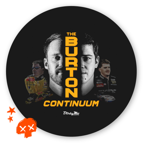 Podcast logo: The Burton Continuum by DirtyMo Media