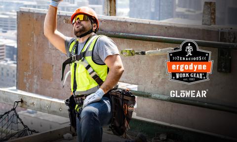 Ergodyne GloWear hi-vis vest worker