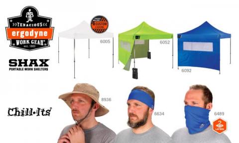 Ergodyne Shelters and Cooling Headwear