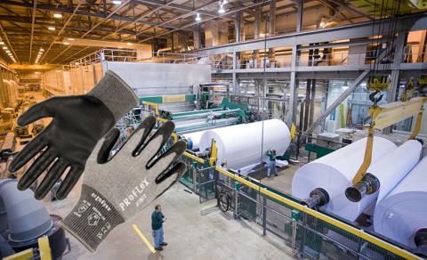 7072 gloves in paper mill industry