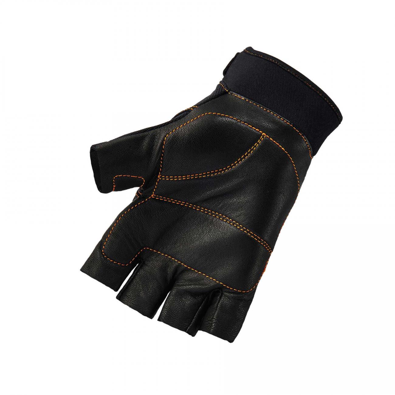 HalfFinger Leather Impact Gloves Ergodyne