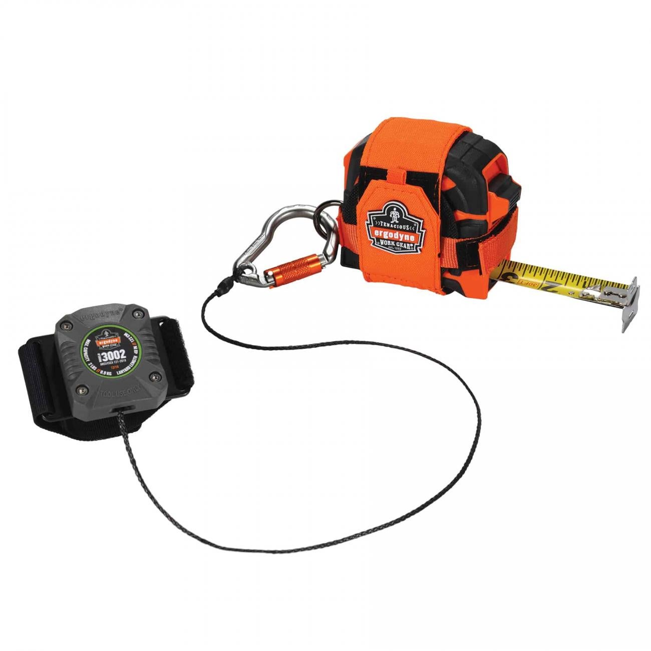 Retractable Tool Lanyard Belt Loop + Carabiner, 2lbs Ergodyne