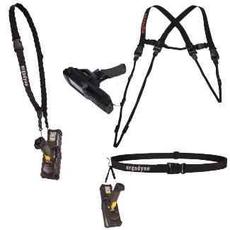 Three barcode scanner harnesses