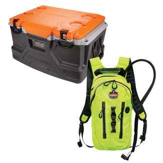 Cooler and hydration pack