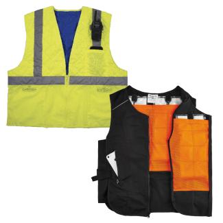 Two cooling vests