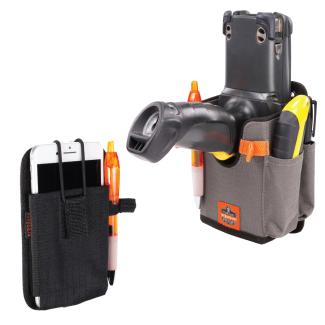 Arsenal 5542 Holder and Arsenal 5543 Holster protecting expensive mobile computer scanner devices