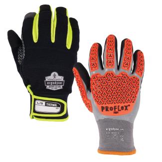 ProFlex 850 thermal gloves and ProFlex 7521 thermal impact-resistant gloves