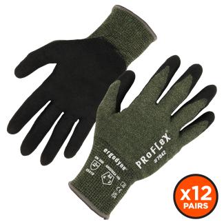 ESD Cut Resistant Gloves, Coated, XS-2XL, 12 Pairs/Pack, TEC