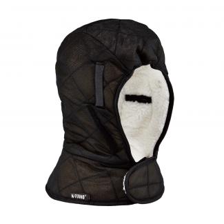 N-Ferno 6952 Winter Hard Hat Liner - 3-Layer, Sherpa-Lined, Quilted Shell, Shoulder Length