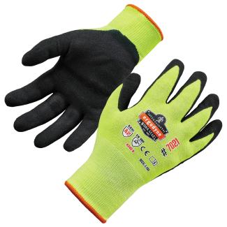 ProFlex 7021 Hi-Vis Nitrile Coated Cut-Resistant Gloves - ANSI/ISEA 105-2016 A2, EN 388: 4342B, 18g, Wet Grip 