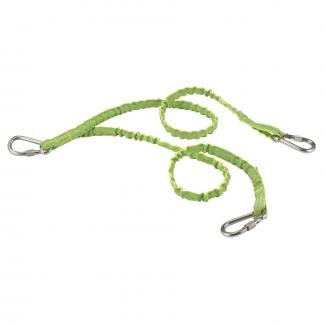 Squids 3311 Twin Leg Tool Lanyard - Stainless Triple Carabiners - 15lbs