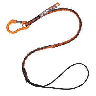 Tool Lanyard with Carabiner Attachment Retractable Elastic Rope High  Strength 20 Expansion Tool Tether for Rock Climbing Camping Hiking Style A  