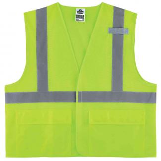 GloWear 8220HL Mesh Hi-Vis Safety Vest - Type R, Class 2, Hook & Loop, Standard