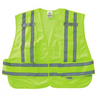 GloWear 8244PSV Expandable Hi-Vis Public Safety Vest - Type P, Class 2