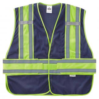 GloWear 8240HL-NC Two-Tone Expandable Hi-Vis Safety Vest - Non-Certified